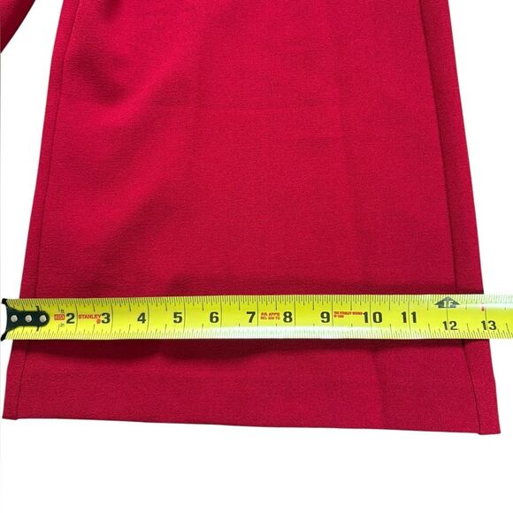 Julia Jordan Halter Sleeveless Jumpsuit Twist Front Wide Leg Womens Size 4 Red - Picture 10 of 11